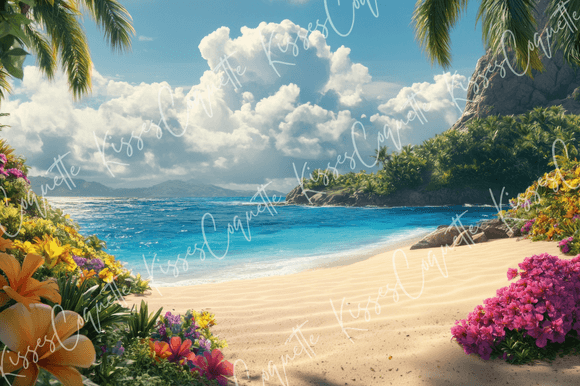 Beach Background Image: Elevate Your Visuals with Softness and Elegance