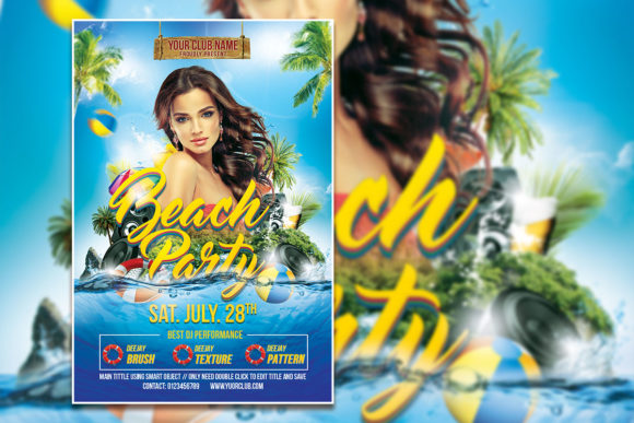 Beautiful Summer Party Flyer Template: Your Shortcut to Stunning Invites
