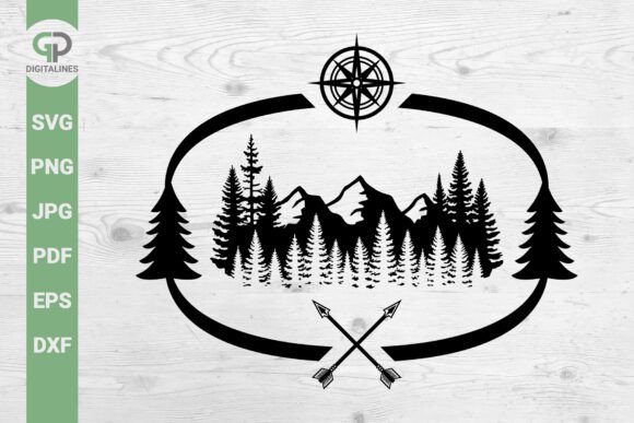 Camping in Forest and Mountains SVG: Adventure Awaits in Your Designs