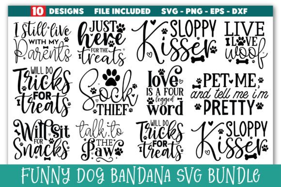 Funny Dog Bandana SVG: Creative Assets for Pet Projects