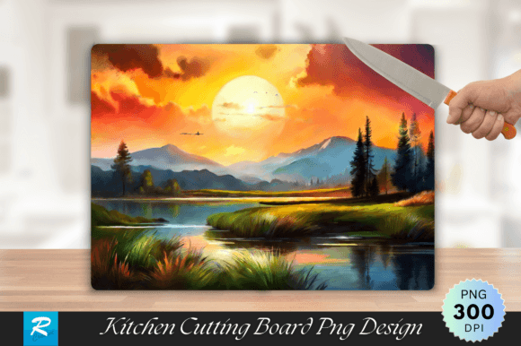 Handmade Nature Painting Cutting Board: A Designer's Guide to Organic Artistry