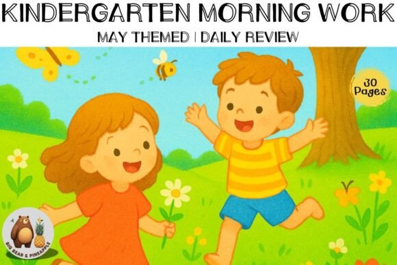 Kindergarten Morning Work May Themed: A Spring Review
