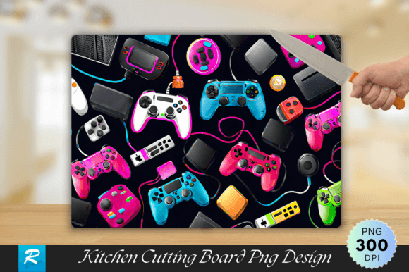 Level Up Your Kitchen: The Gaming Console Cutting Board Sublimation