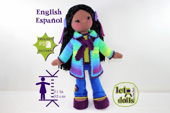 Lily Large Crochet Doll Pattern: A Creative Design Asset
