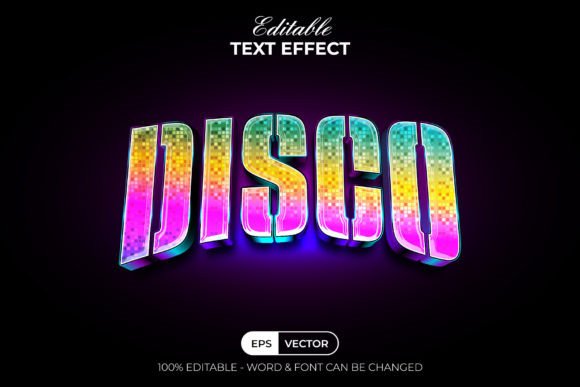 Mastering the Disco Text Effect Gradient Style