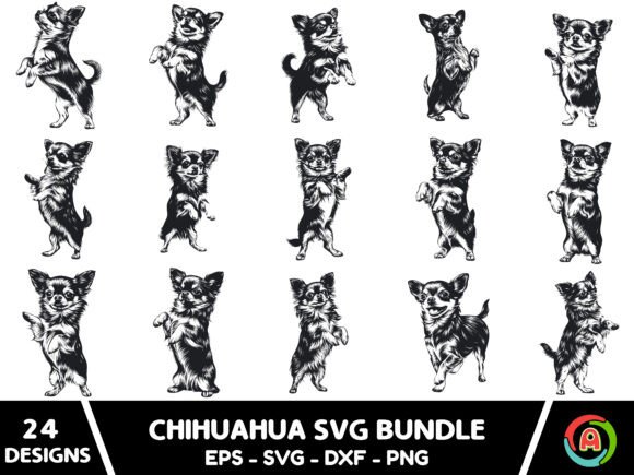 Unleash Creative Energy with the Chihuahua Dancing Svg Bundle