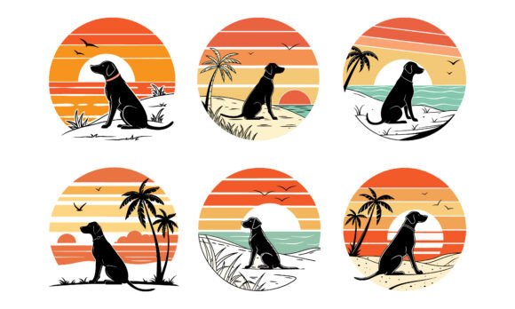 Why Sunset Beach Dog Silhouettes Capture a Universal Feeling